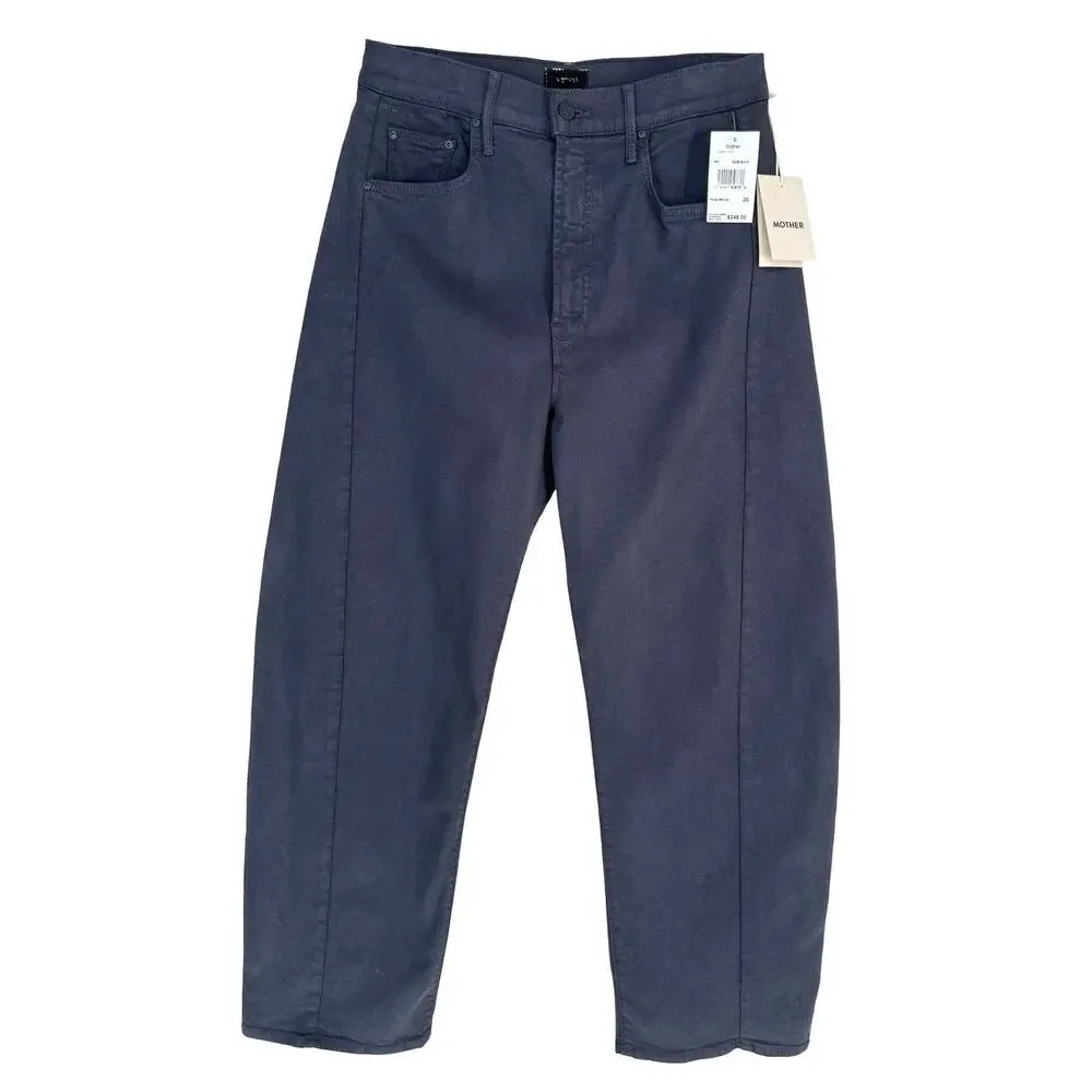 MOTHER The Half Pipe Flood Jeans 29 Cats And Dogs Faded Black NEW - Picture 2 of 12